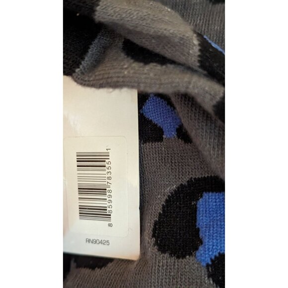 Knee High Socks With Colorful Leopard Print Size 9-11 - Picture 2 of 3